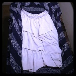 A cardigan with a tank top shirt